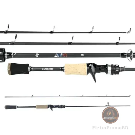 Vara Carretilha Albatroz Savoy 1,80m 8-17lbs - 2 Partes