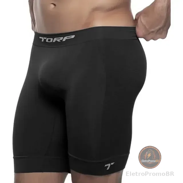 Bermuda Térmica Compressão Masculina Microfibra Sem Costura