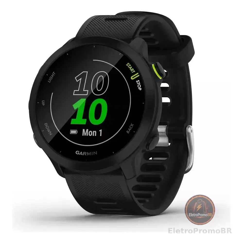 Garmin Forerunner 55 010-02562-00 1.04   42 Mm Preta Esportivo