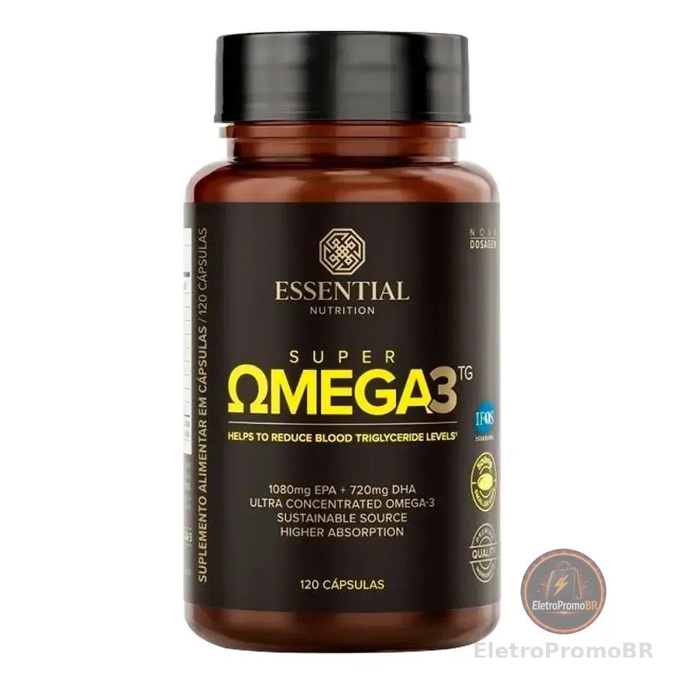 Super Omega-3 Tg 120 Cápsulas Essential Nutrition