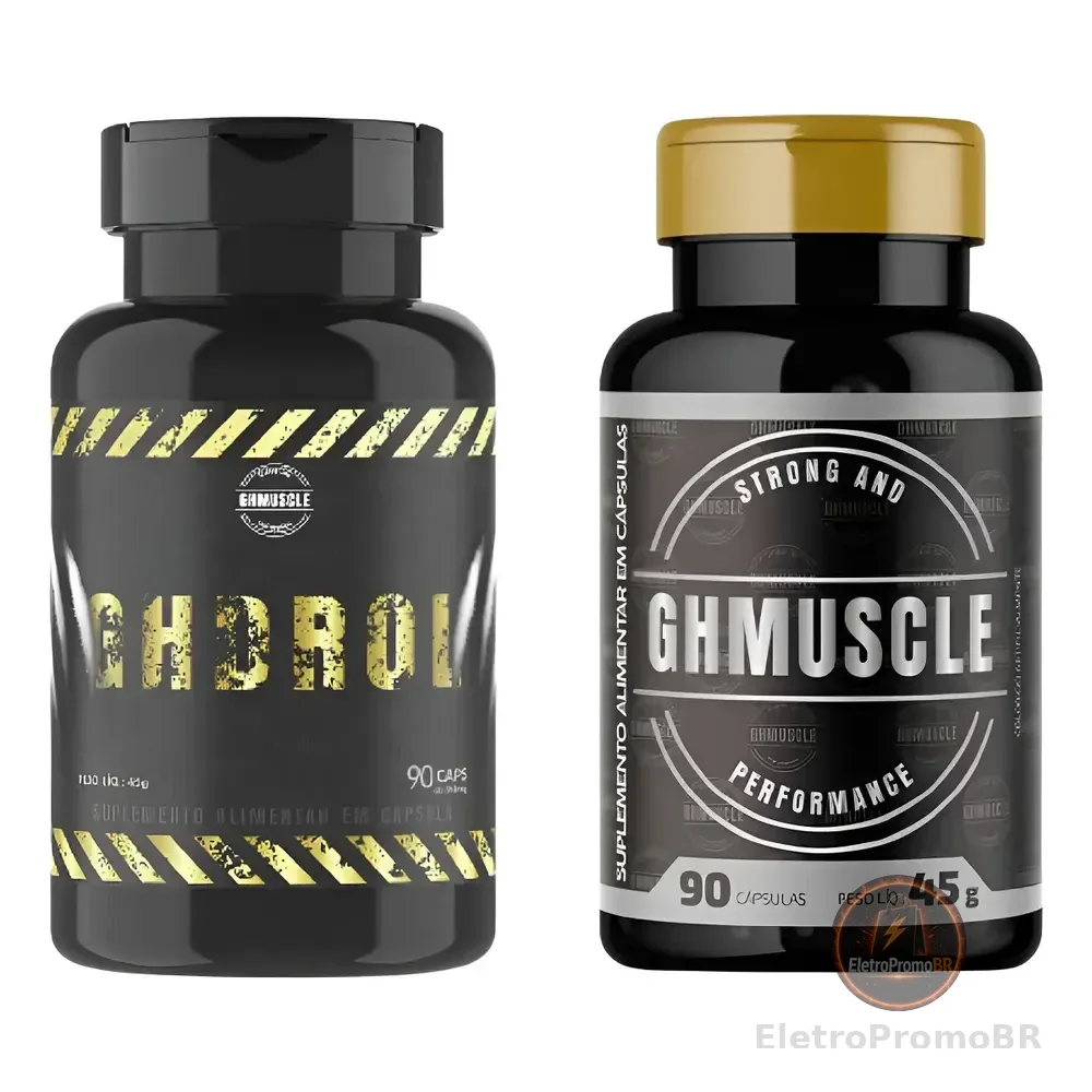 1 Ghdrol + 1 Ghmuscle - Laboratório Ghmuscle Sem Sabor