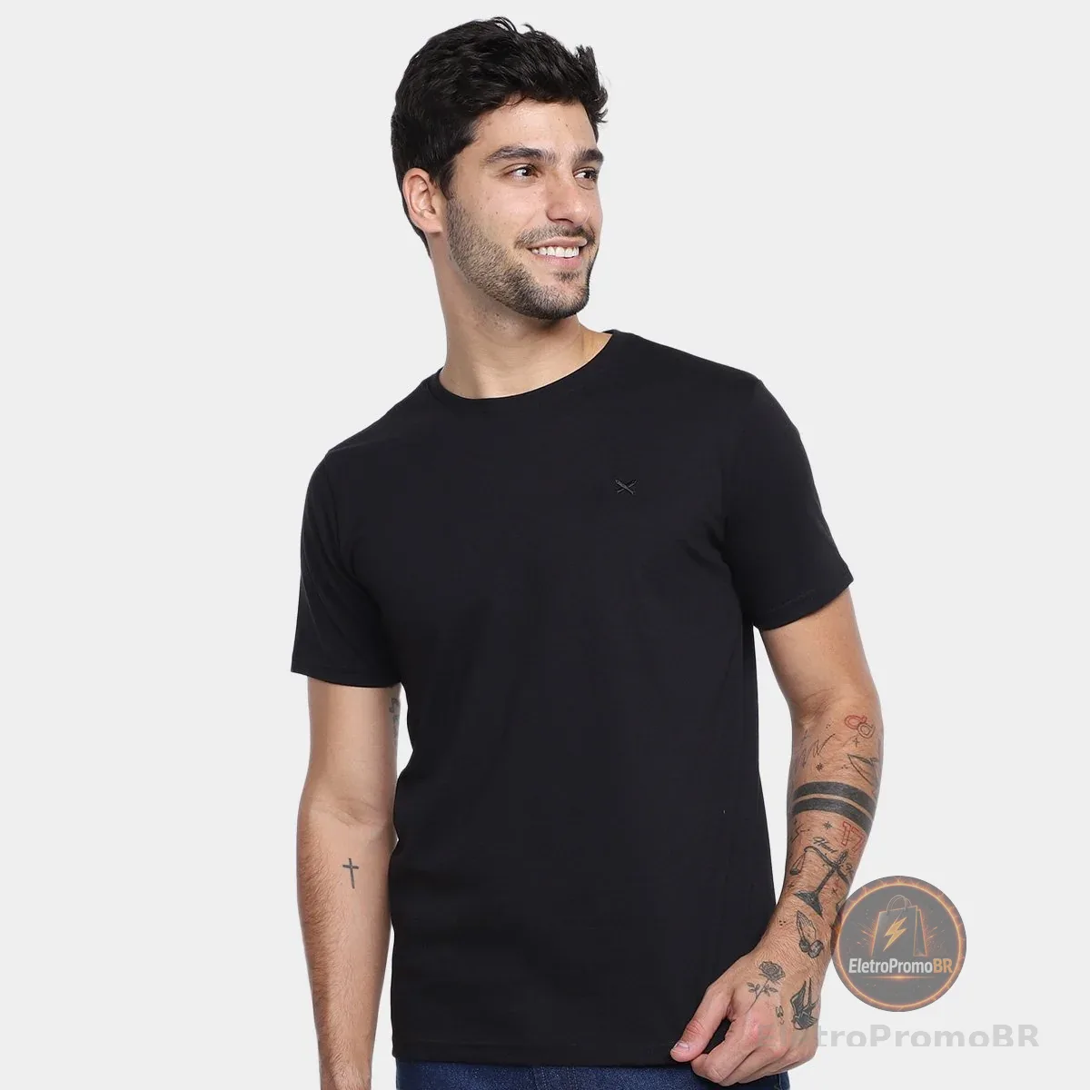 Camiseta Hering World Com Bordado Masculina