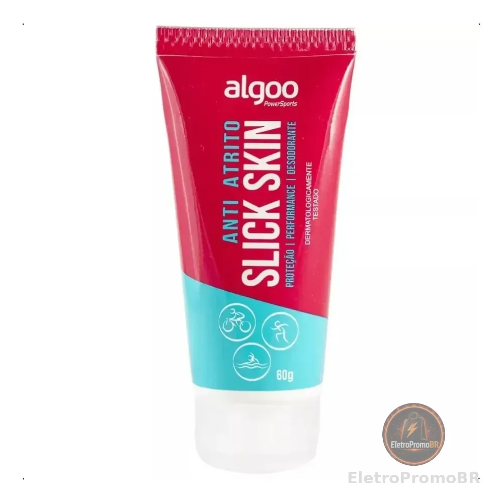 Creme Anti Atrito Algoo Slick Skin 60g Natação Bike Corrida
