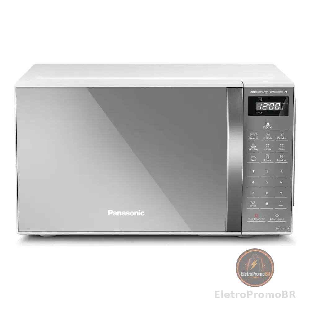 Micro-ondas De Mesa Panasonic, 21 Litros, Branco, Espelhada 220v