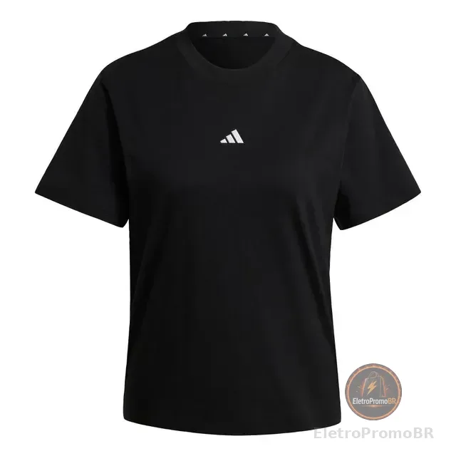 Camiseta Algodão Essentials Small Logo adidas