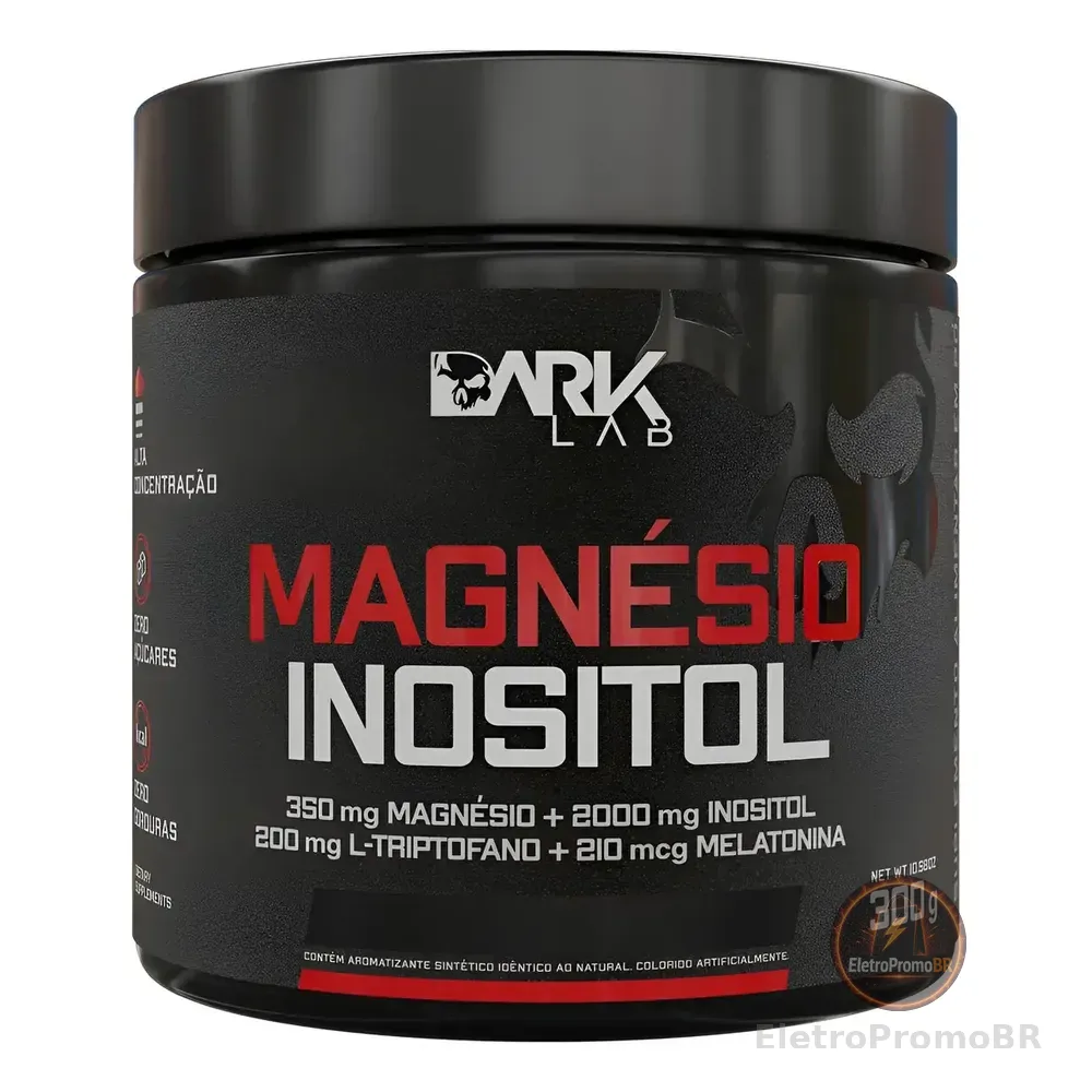 Magnésio E Inositol Taurina Melatonina 300g Dark Lab Maracujá