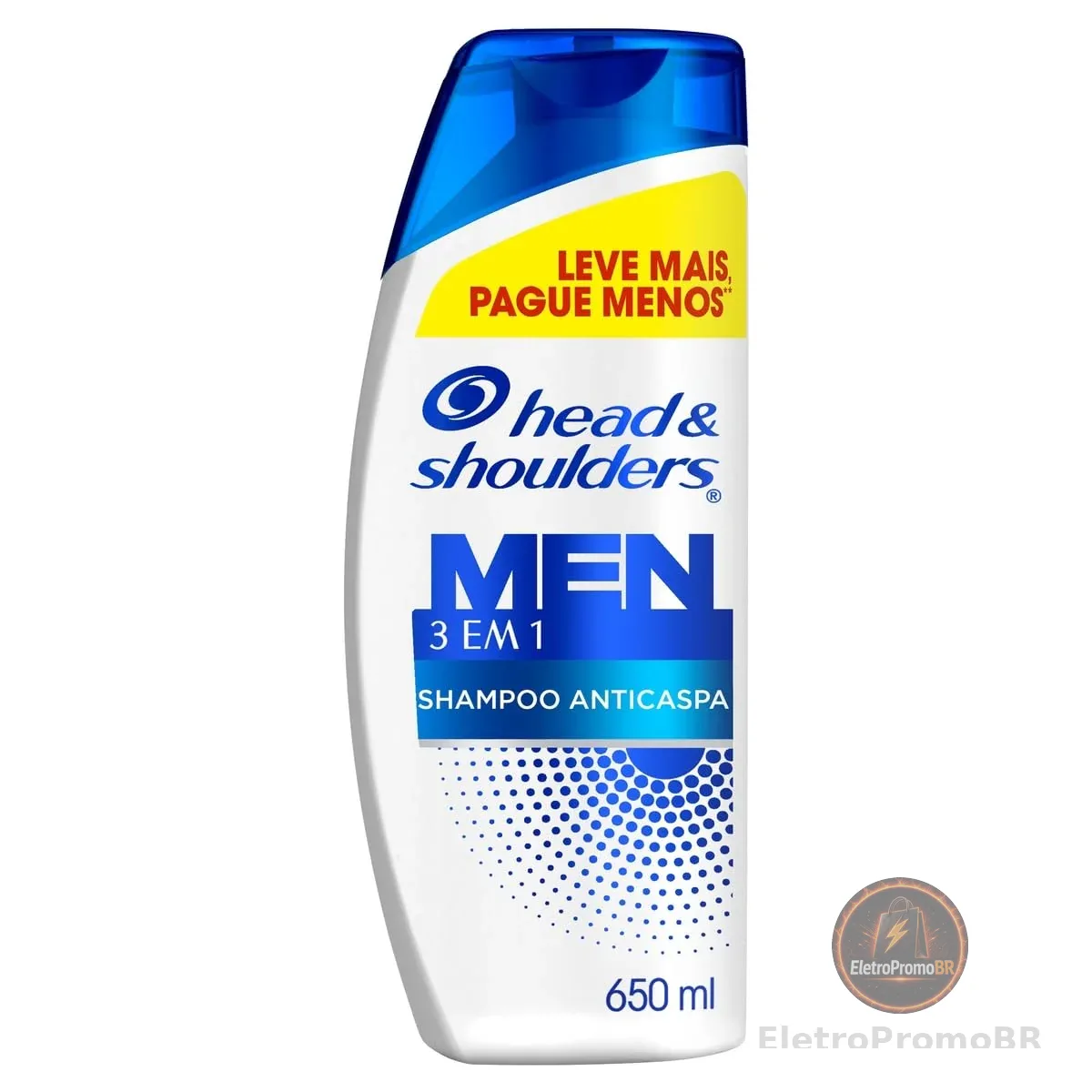 Head & Shoulders Shampoo Anticaspa Men 3 em 1, 650 ml