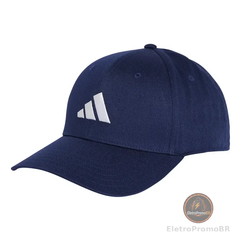 Boné Unissex adidas Cotton - Jp0393 Azul Azul-escuro Un Liso