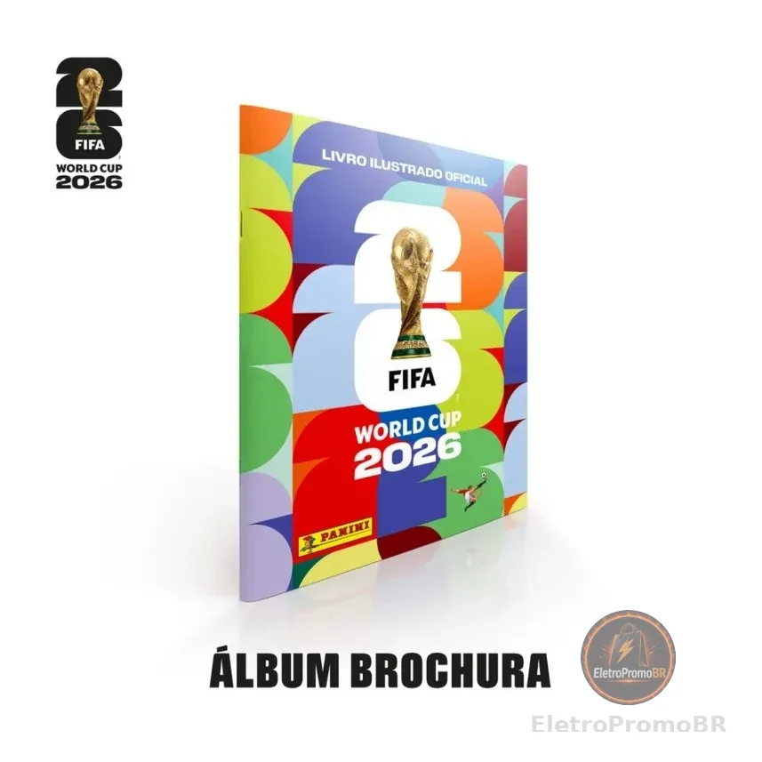 Álbum Capa Mole (Brochura) - Copa do Mundo 2026 - Oficial Panini