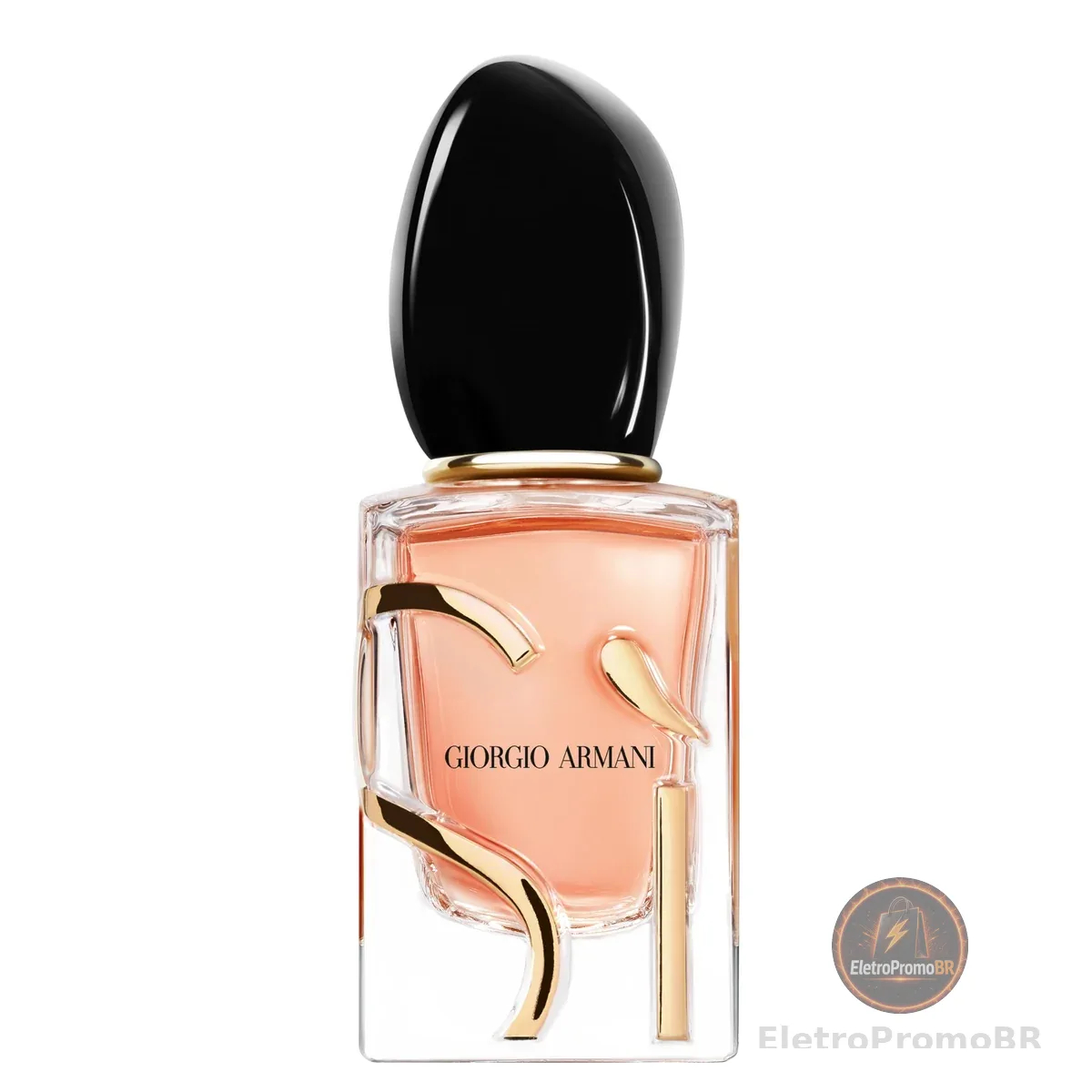 Armani Beauty, Sì Eau de Parfum Intense, Giorgio Armani Perfume Feminino, Fragrância Chipre Ambarada com Notas de Cassis, Chá Preto, Rosa Damascena e Baunilha Bourbon