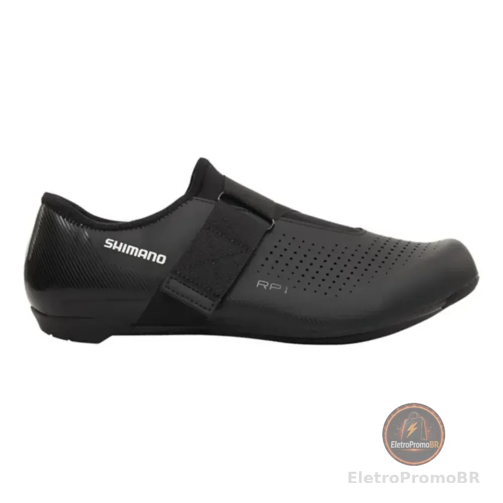 Sapatilha Shimano Rp101 Speed Road Original P/ Pedal Clip Preto 42 Brasil - 44 Europa