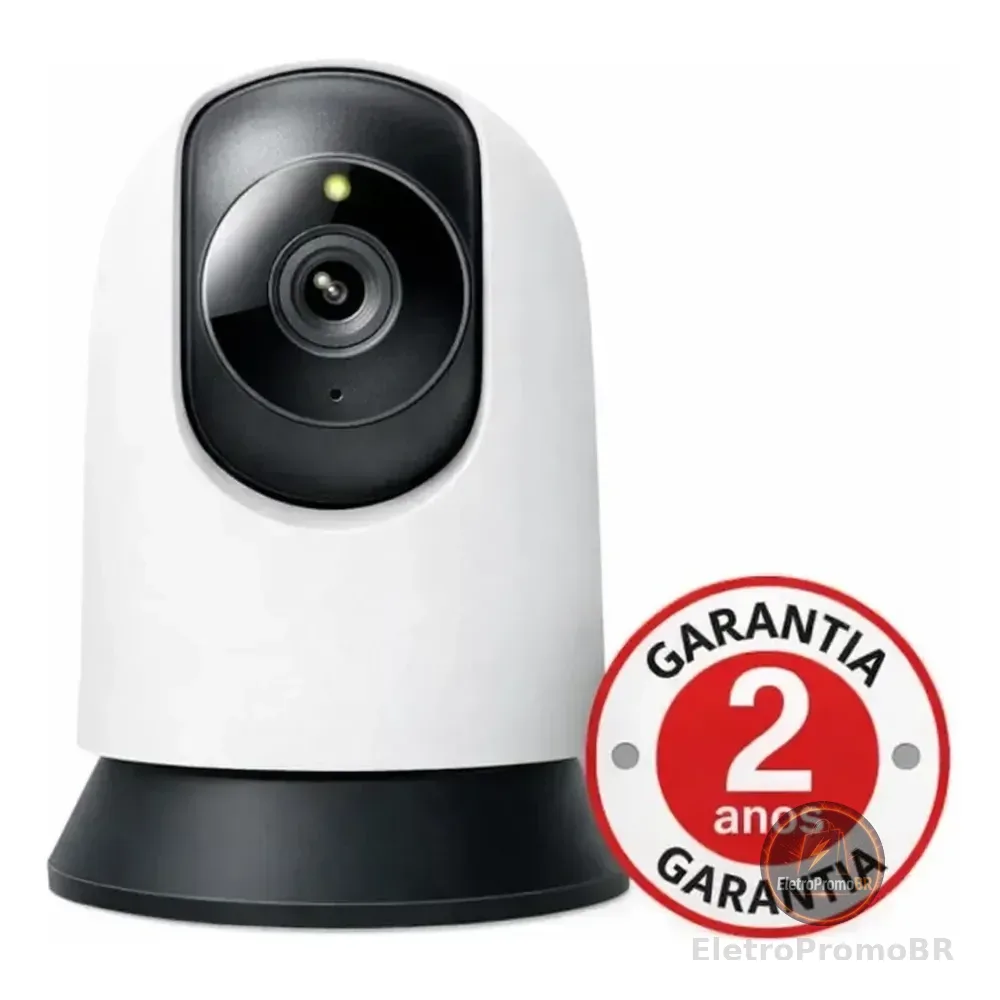 Mercusys Mc210 Câmera Segurança Wifi 2k 3mp 360° Por Tp-link Branco