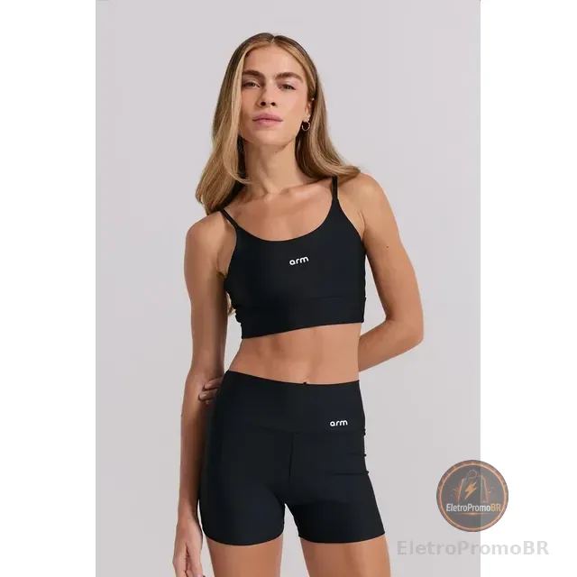 Conjunto Feminino Fitness Compact Top E Short - Arm