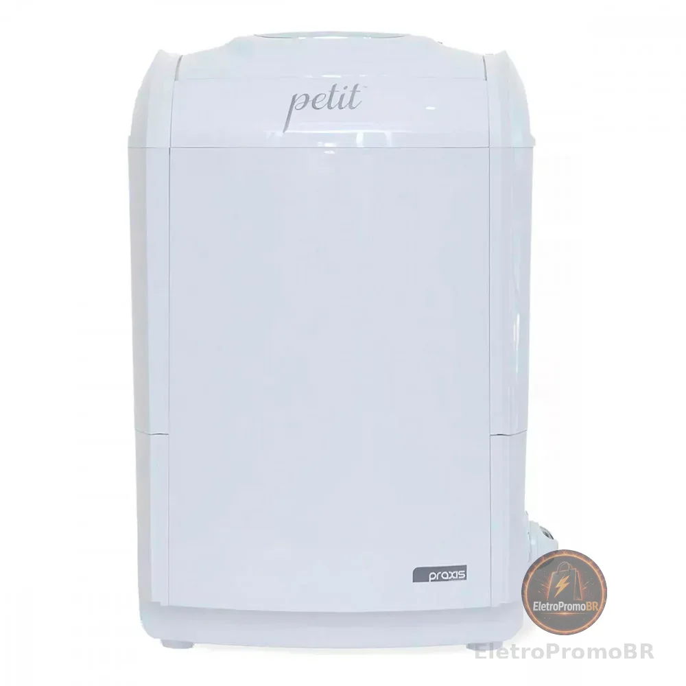 Mini Lavadora Praxis 1,2 kg Petit Branca 127V