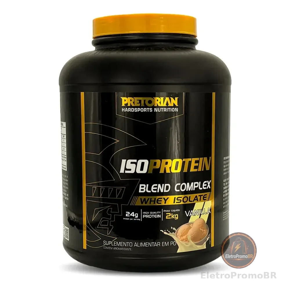 Whey Protein Isolado Iso Protein Blend Complex 2kg Pretorian Sabor Baunilha
