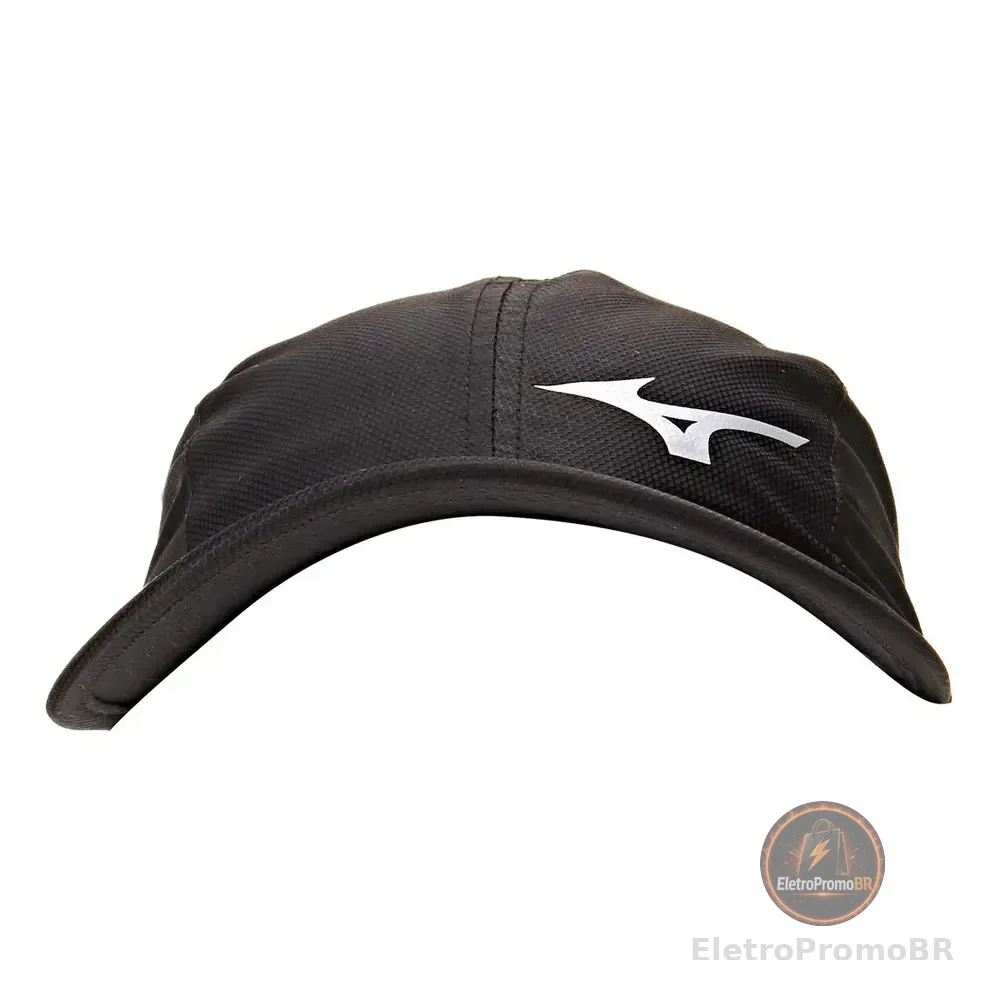 Boné Run Sky Mizuno Cor Preto Tamanho Un Liso