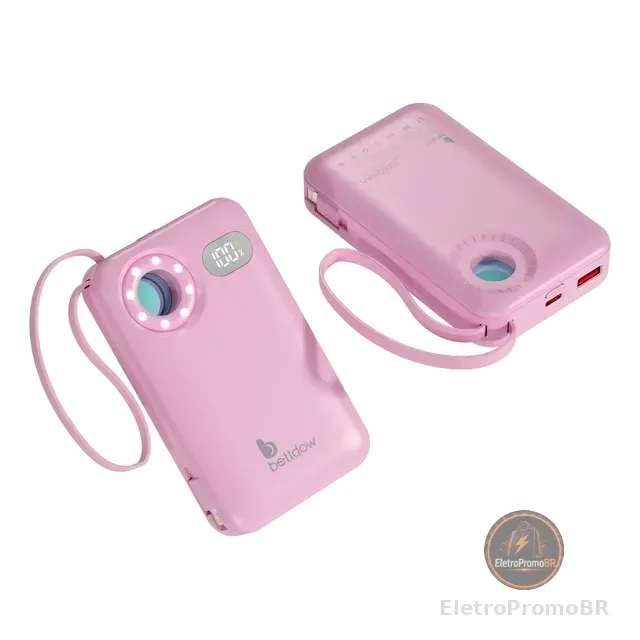 Power Bank 10000mah Anti-espionagem Rápida 22.5 Pd Ar Livre