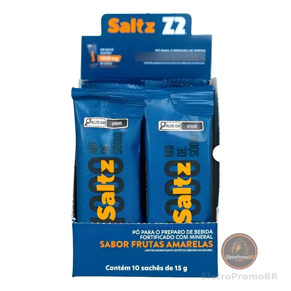 Z2 - Saltz 1000 Mg De Sódio - Cx 10 Sachês Frutas Vermelhas