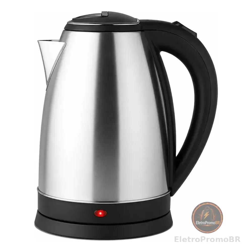 Chaleira Elétrica Inox 2l Jarra Térmica Aquecimento Rápido 127v