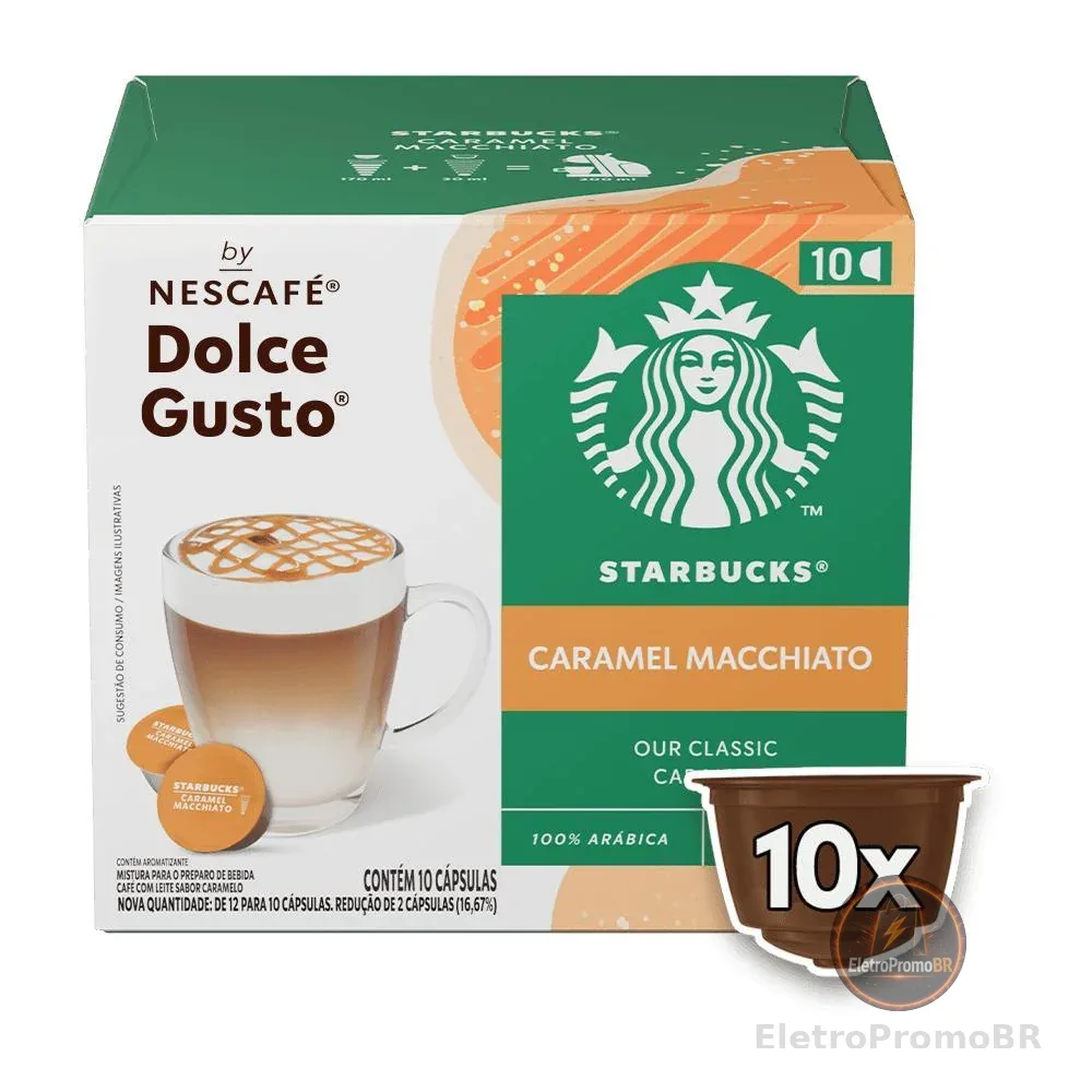 Starbucks Caramel Macchiato by NESCAFÉ Dolce Gusto - 10 Cápsulas