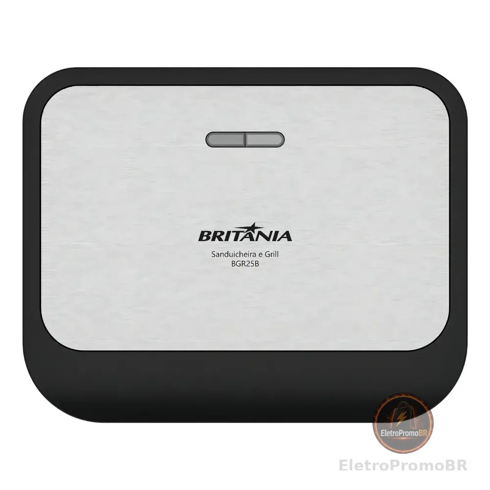 Sanduicheira e grill britânia bgr25b 2 em 1 750w