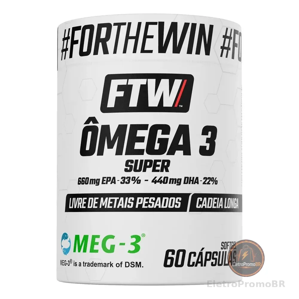 Ômega 3 Super 60 Cápsulas - Ftw Sem Sabor