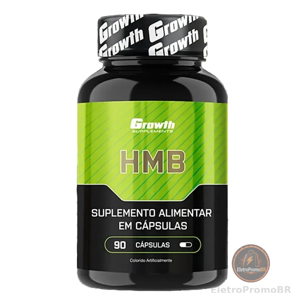 Hmb 90 Cápsulas Growth Supplements Sem Sabor