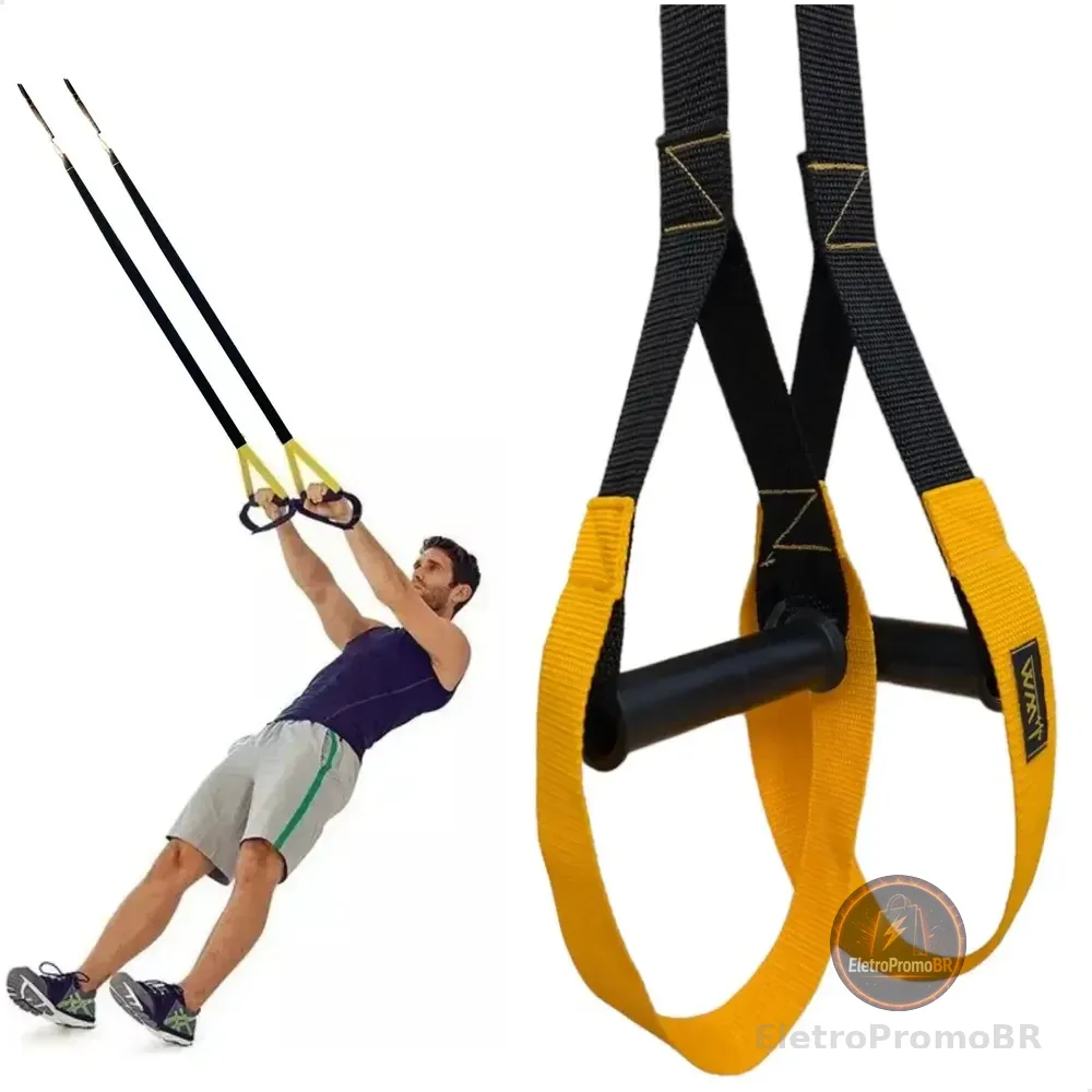 Fita Trx Exercicíos Treinamento Funcional Suspenso Crossfit
