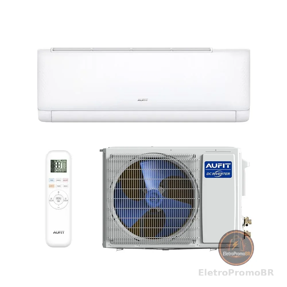 Ar Condicionado Split Hi Wall Inverter Aufit 12.000 Btus Frio 220v R-32
