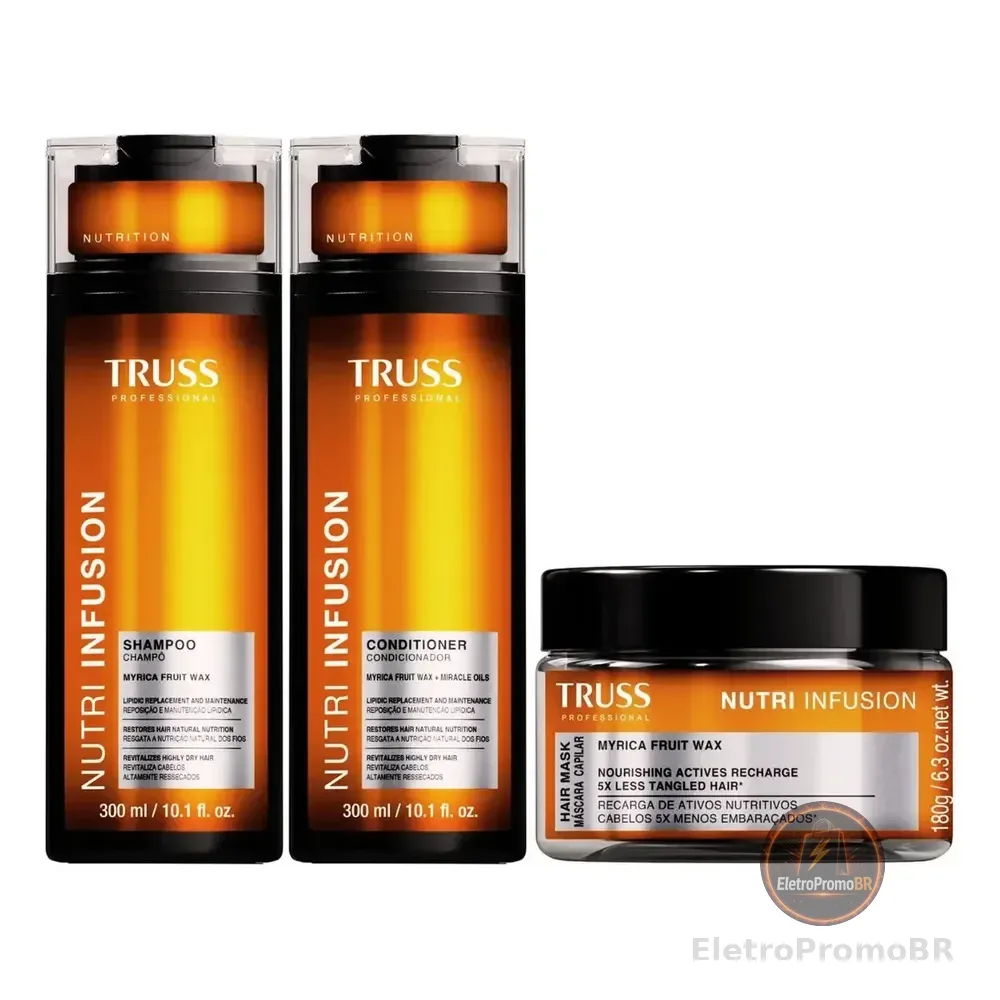 Truss Nutri Infusion Kit Shampoo + Condicionador + Máscara