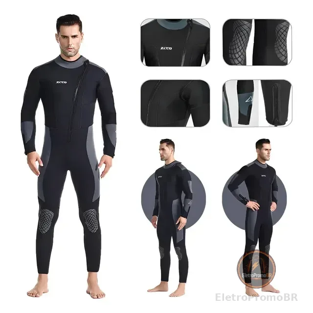 Roupa De Mergulho 5mm Profissional Termica Surf Neoprenezcco