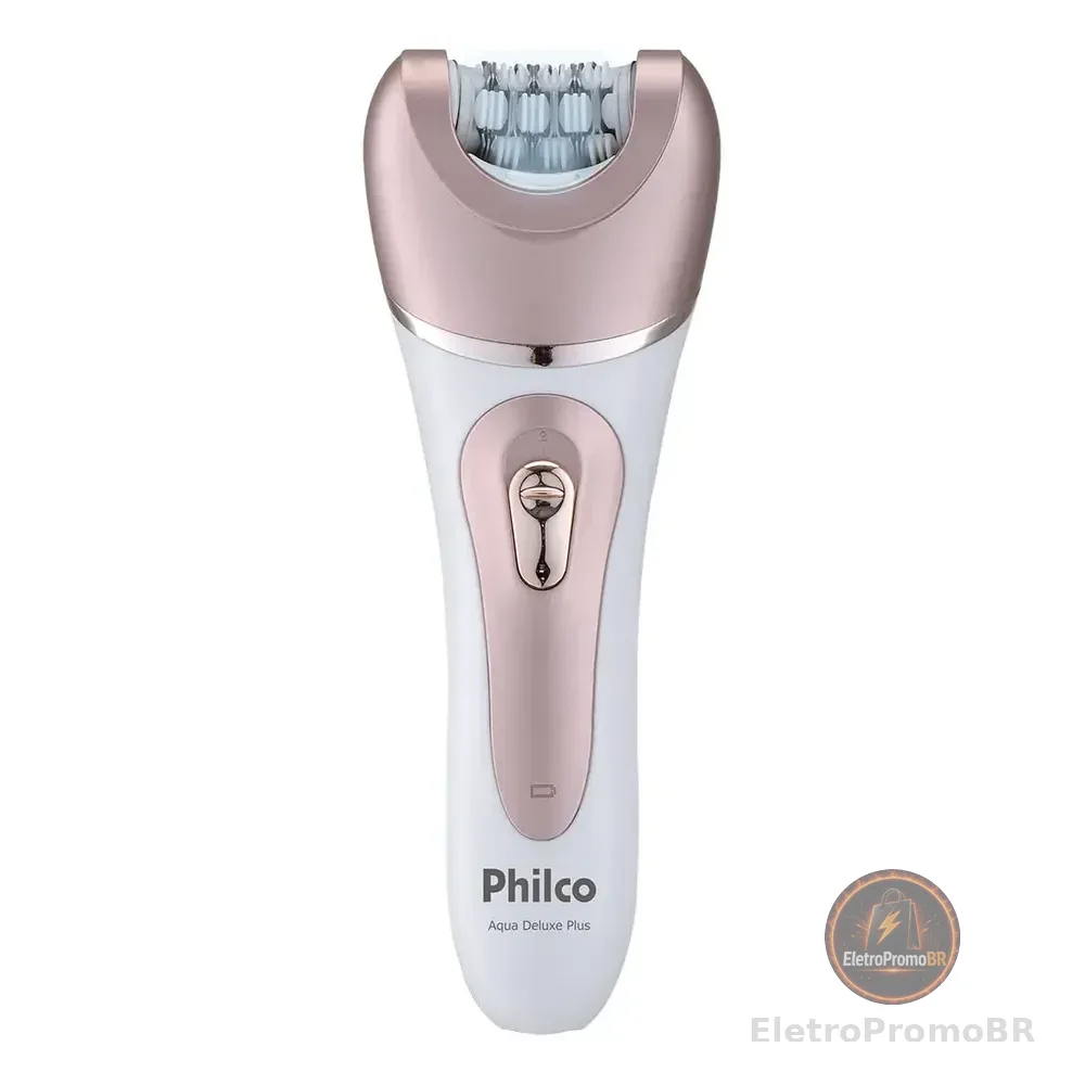Depilador Philco Aqua Deluxe Plus Pdp02r Cor Branco/rosa 127/220v