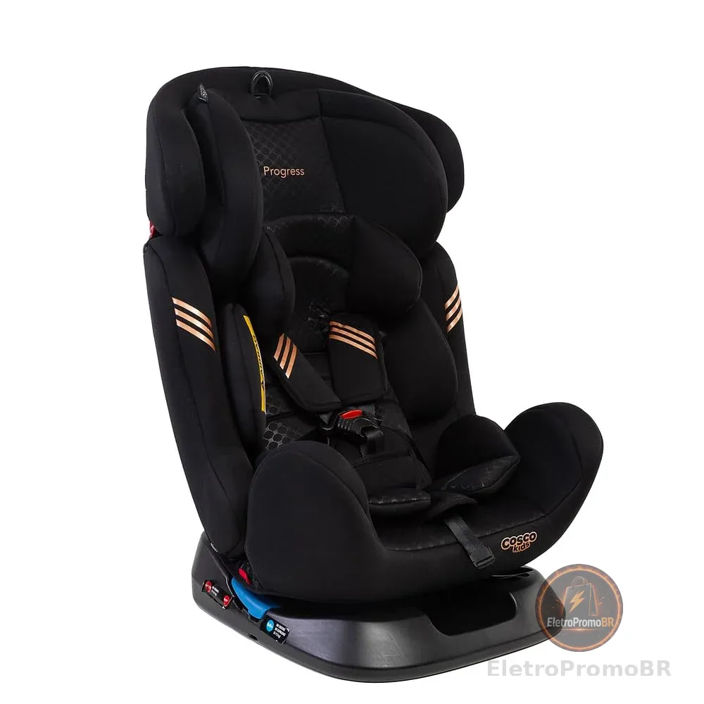 Cosco Kids, Cadeirinha Progress, 0 a 36kg, Preto Bronze