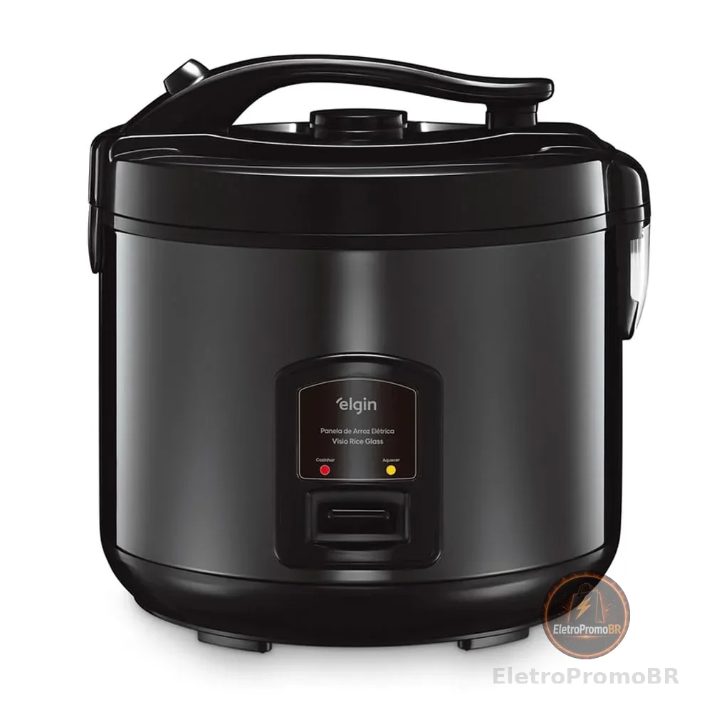 Panela De Arroz Elétrica Visio Rice Glass Elgin – 10 Xícaras 220V