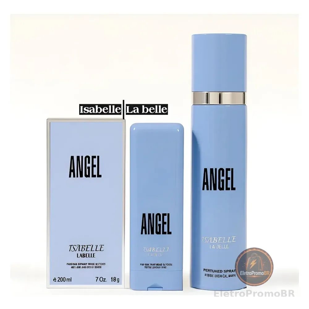 Body Splash E Creme Angel 300ml Isabelle La Belle Feminino