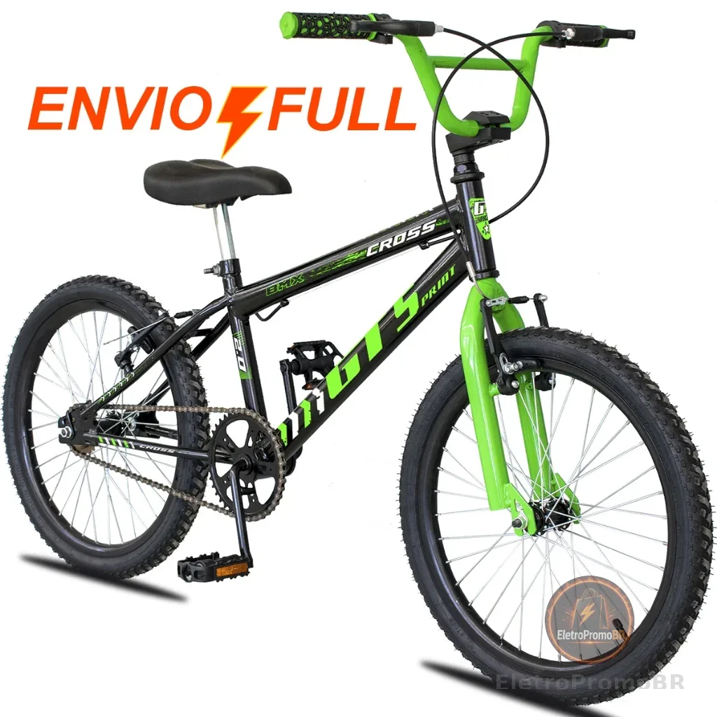 Bicicleta Aro 20 BMX Gt Sprint Cross Infantil Freio V-Brake Aro Aero