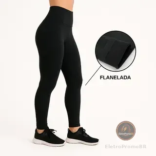 Calca Feminina Termica Forrada Legging Aveludada Frio Grossa