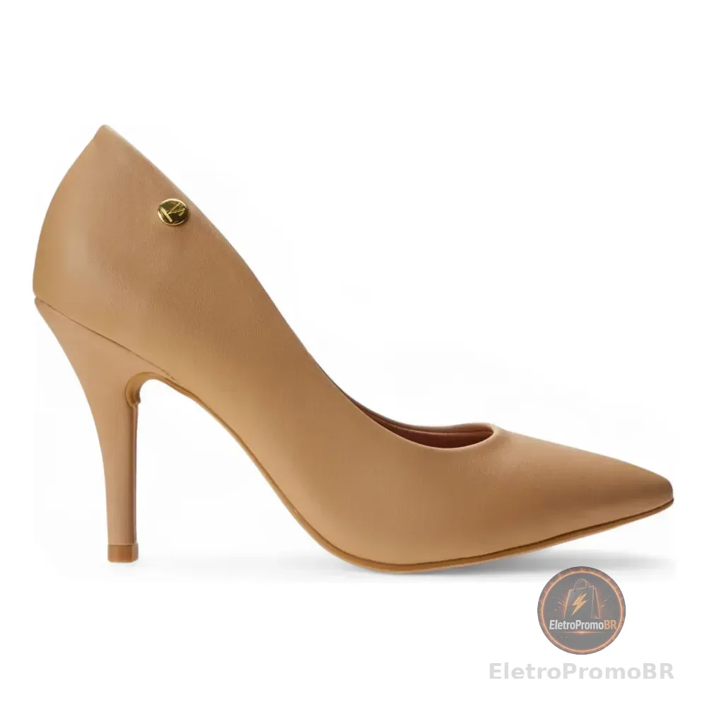 Sapato Scarpin Feminino Agulha 9,5 Cm Vizzano 29452 - Bege 435 38