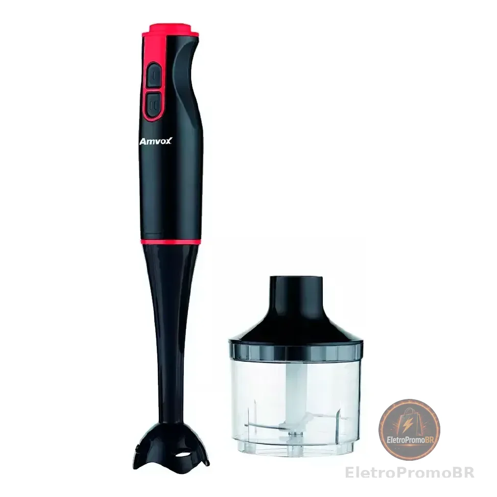 Mixer Apr 400 Lâmina De Aço 2 Velocidade 400w Amvox Cor Preto 127v