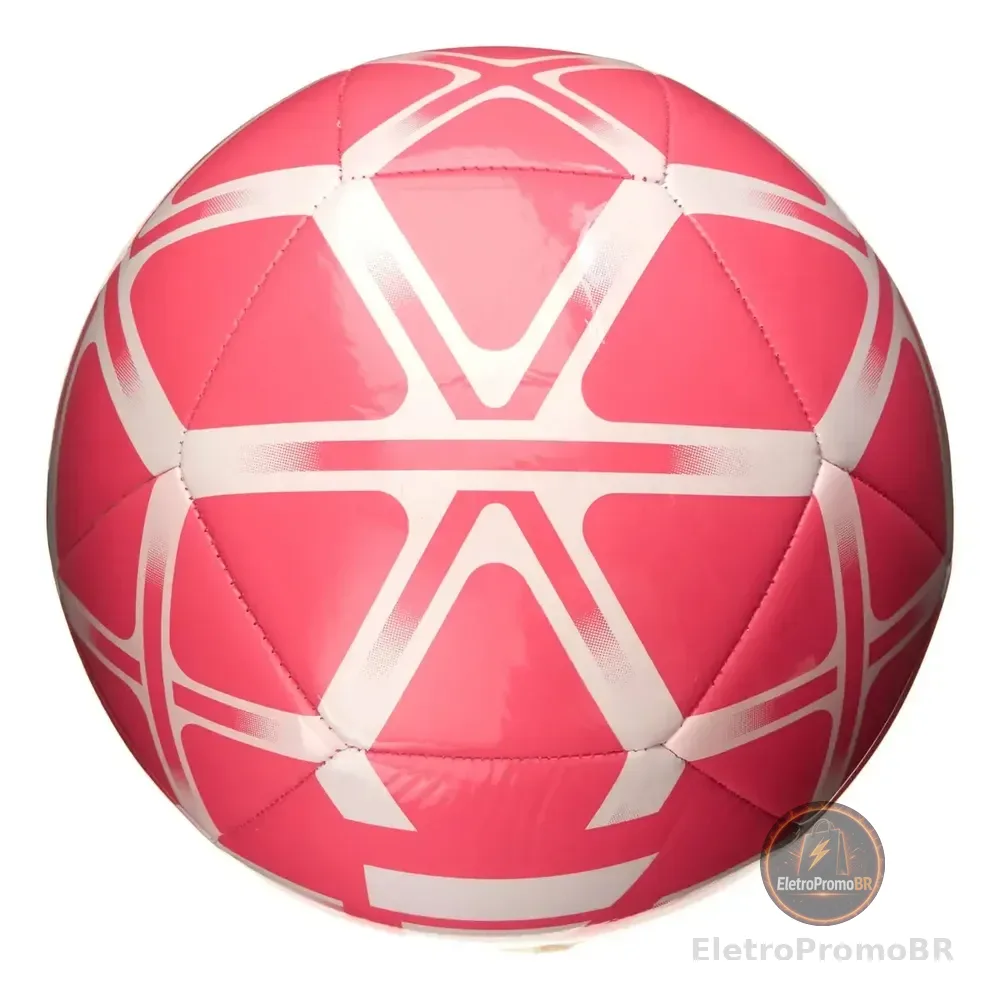 Bola De Futebol Campo Starlancer Club adidas Rosa/branco