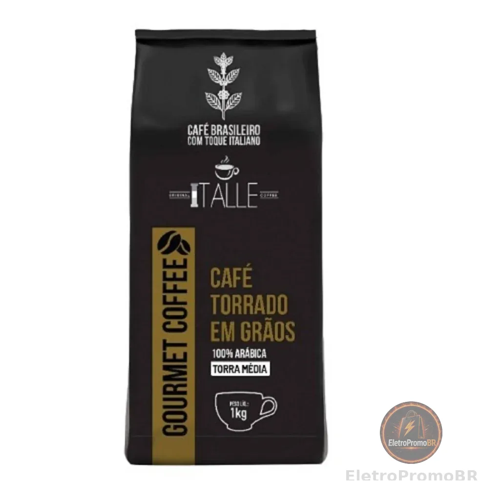 Cafe Graos Torra Media Gourmet Café Italle 1kg