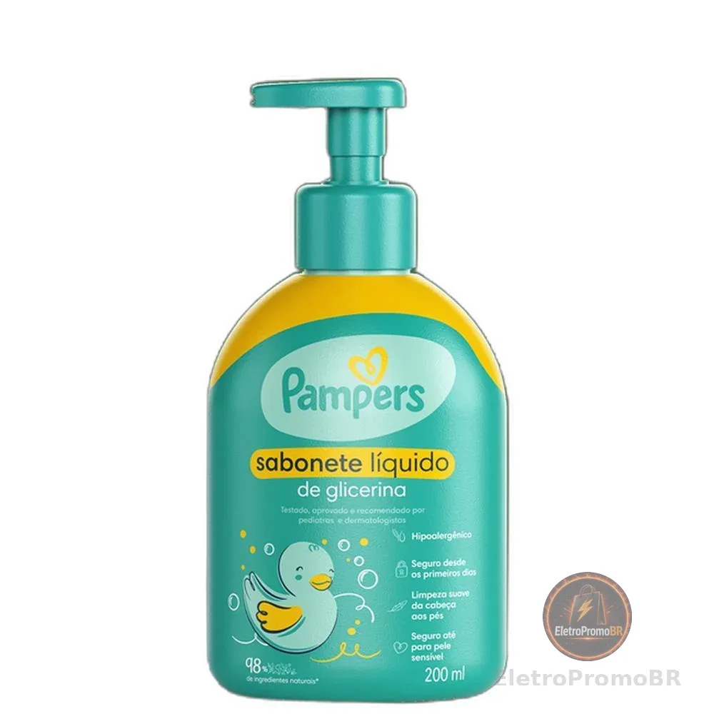 Pampers Glicerina - Sabonete Líquido 200ml