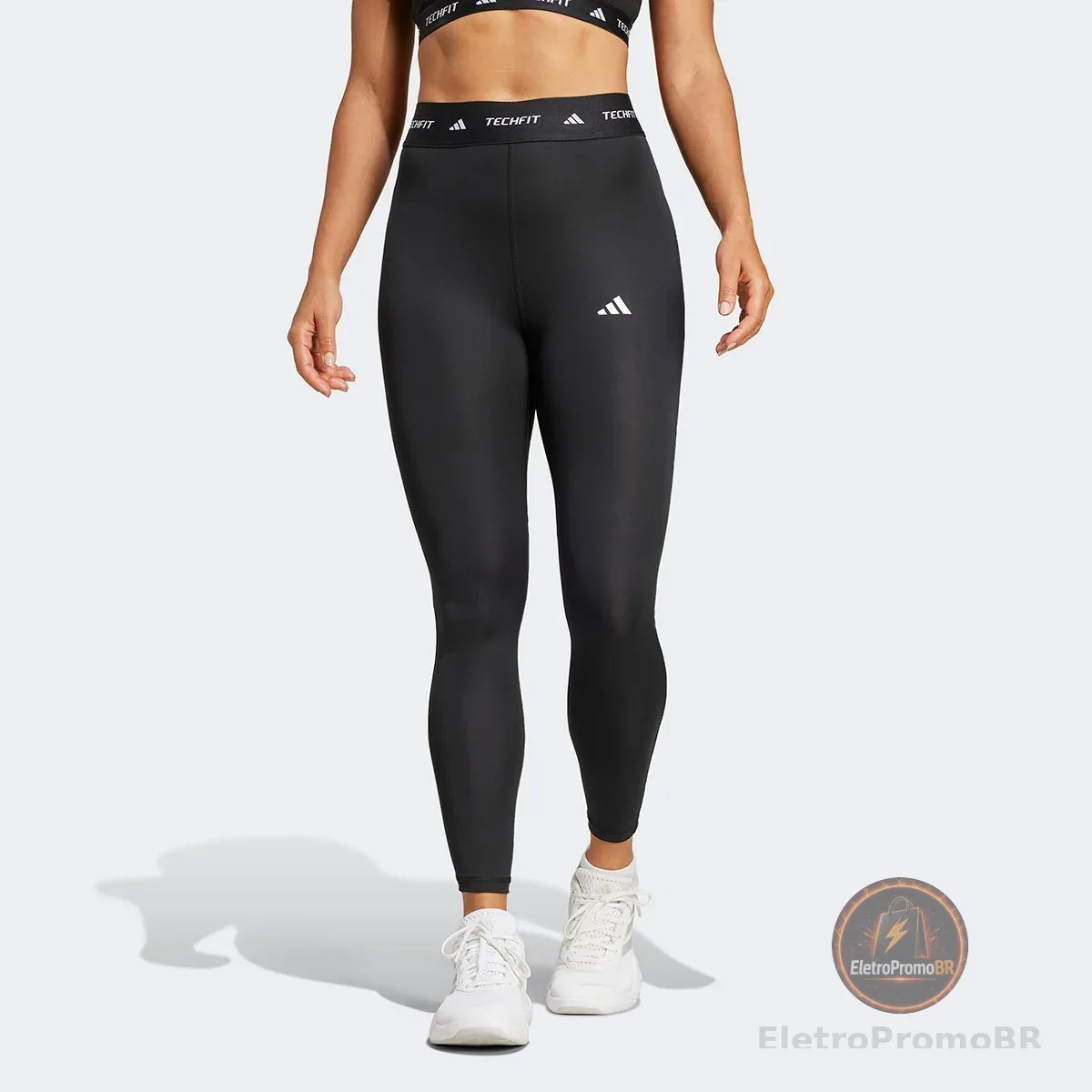 Calça Legging Adidas Techfit Capri Feminina