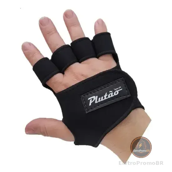 Luva P/ Treino. Preço Promocional. O Par. P,m,g. Preta M
