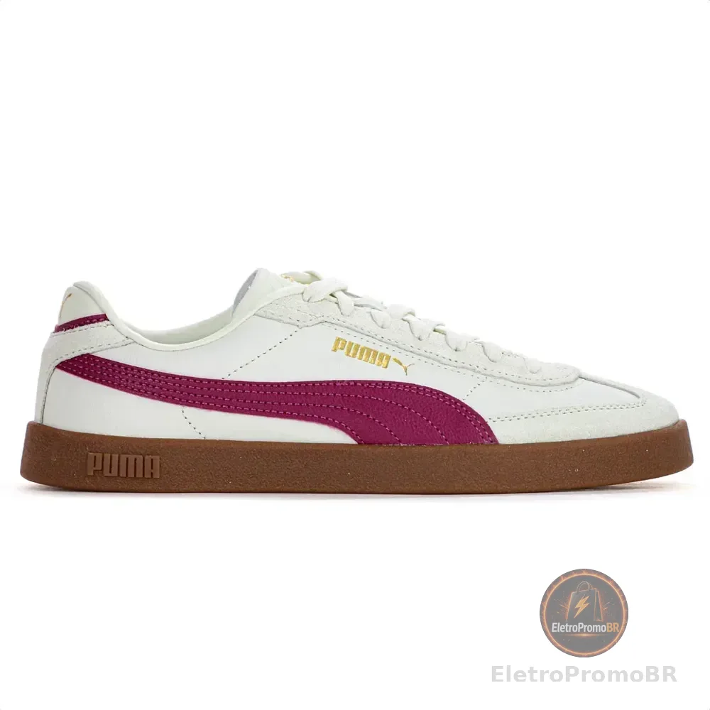Tênis Puma Club Ii Era Claro E Aderencia Caminhada Verde Verde 38 Br