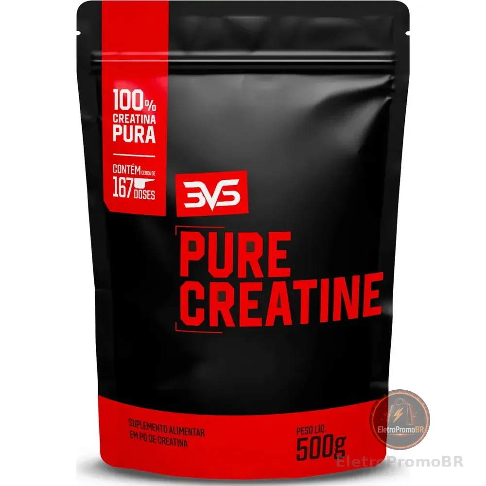 Creatina Monohidratada Pura 500g - 3vs Nutrition Sem Sabor
