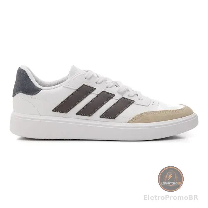 Tênis Masculino Courtblock adidas Whi/tau/oni Lisa 42 Br