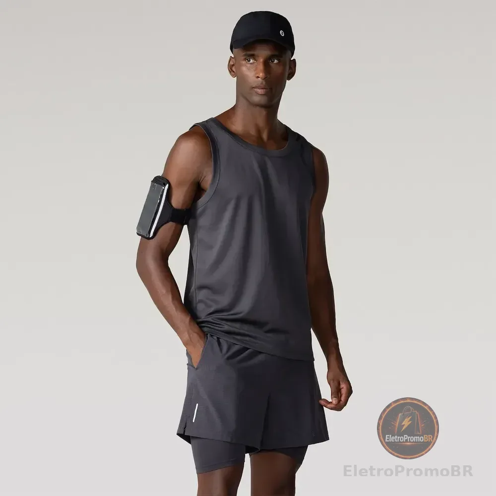 Bermuda Oxer Rip Stop B5p Com Sunga Interna Masculina Cinza-escuro G