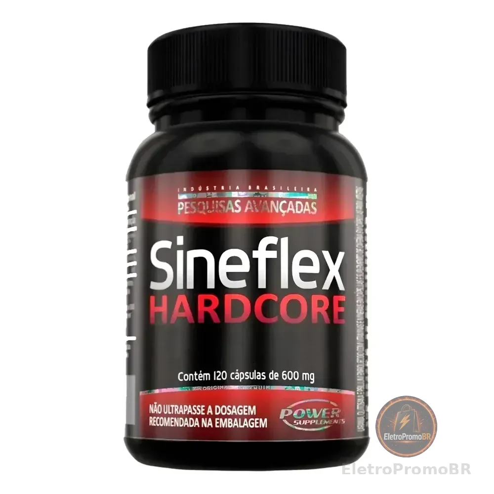 Sineflex Hardcore 120 Cápsulas - Sanibras Sem Sabor