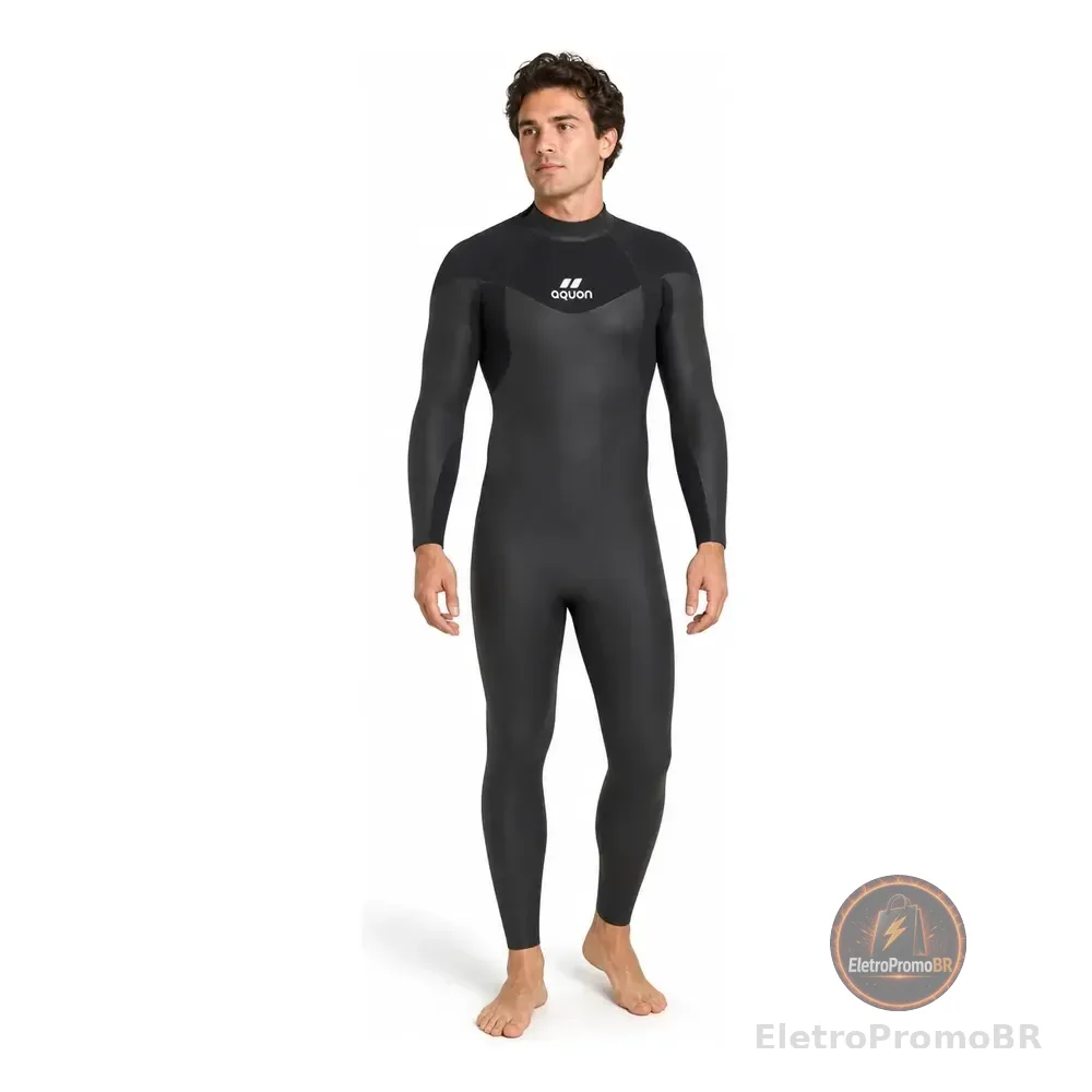 Roupa Borracha Neoprene Para Triathlon E Natação 3.2mm Aquon M 3.2 Mm M